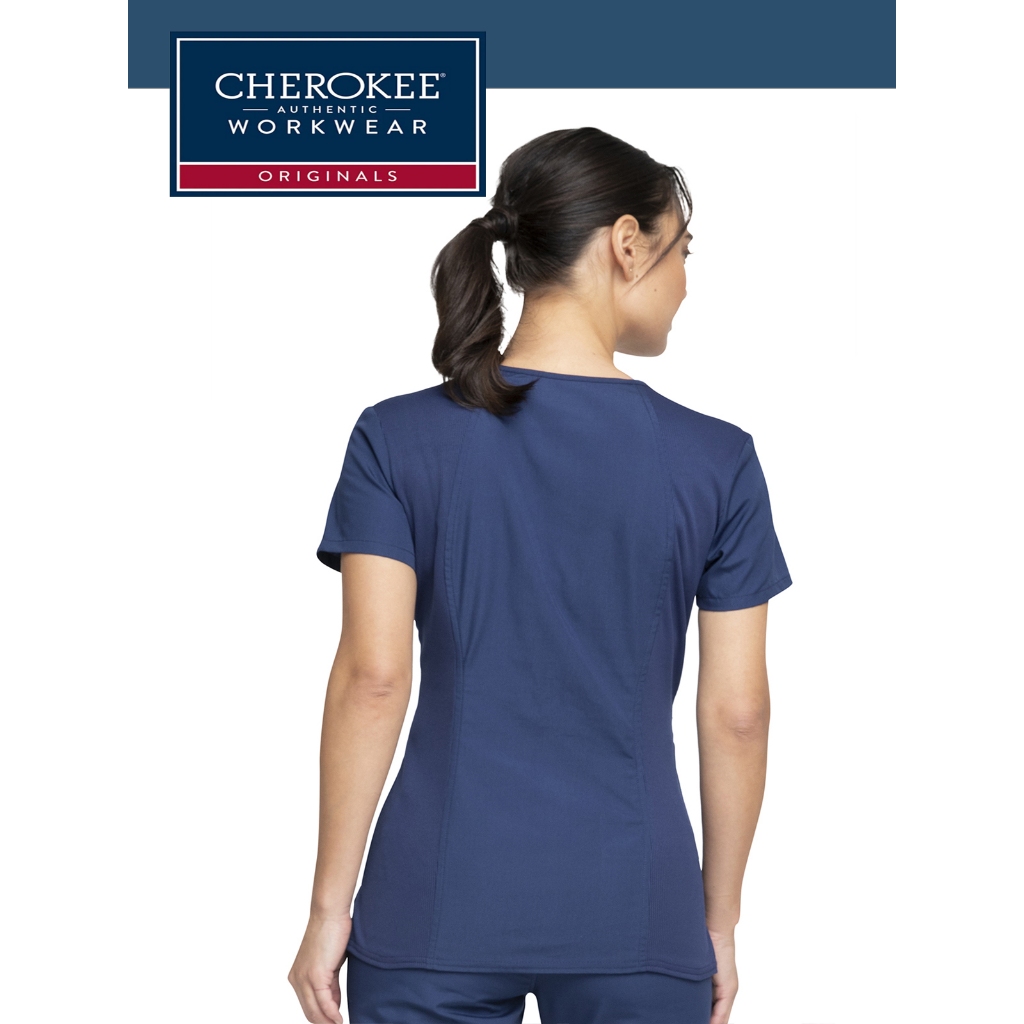 Cherokee Workwear Original Women's Scrub V-Neck Top Originals WW645 02