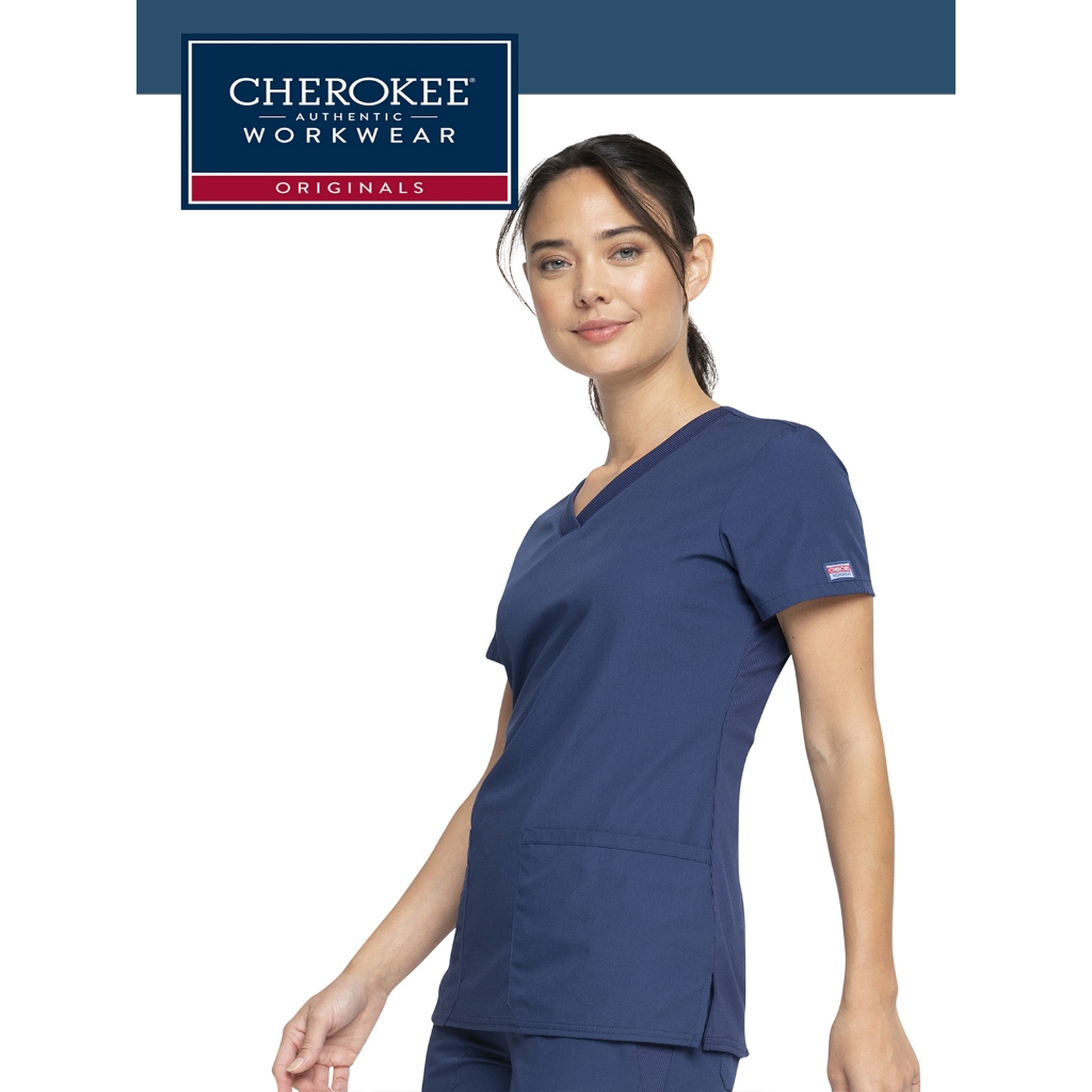 Cherokee Workwear Original Women's Scrub V-Neck Top Originals WW645 03
